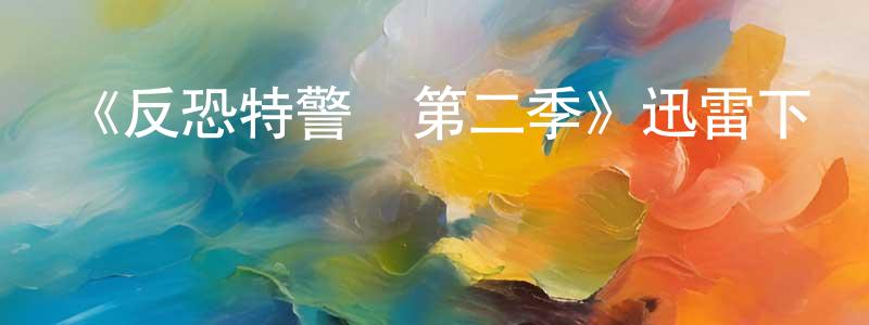 陳揚杰發布《反恐特警組第二季》迅雷下載/在線觀看-犯罪歷史-美劇天堂